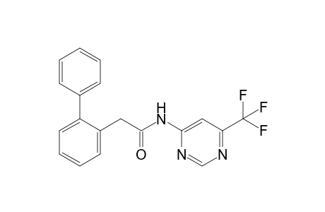 4-Trifluoromethyl-6-biphenyl-2-acetylaminopyrimidine