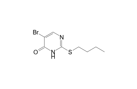 4(1H)-Pyrimidinone, 5-bromo-2-(butylthio)-