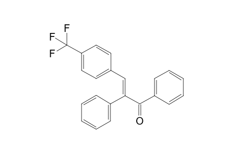 (E)-1,2-diphenyl-3-(4-(trifluoromethyl)phenyl)prop-2-en-1-one