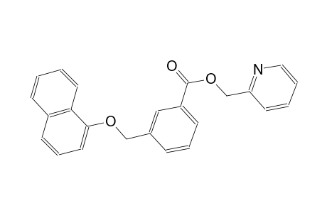 2-pyridinylmethyl 3-[(1-naphthyloxy)methyl]benzoate