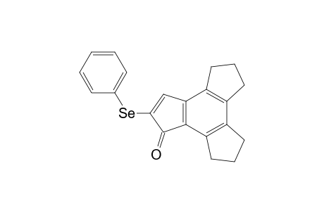 5-(Phenylseleno)-1,2,3,7,8,9-hexahydrocyclopenta[e]-as-indacen-6-one