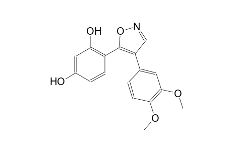 1,3-benzenediol, 4-[4-(3,4-dimethoxyphenyl)-5-isoxazolyl]-