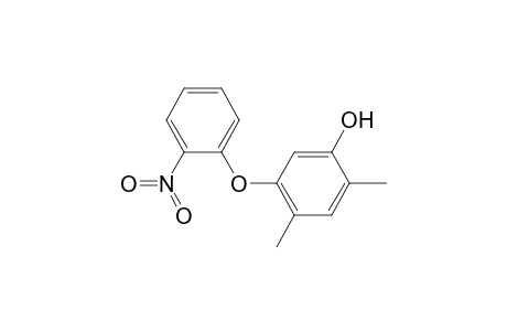 Phenol, 2,4-dimethyl-5-(2-nitrophenoxy)-
