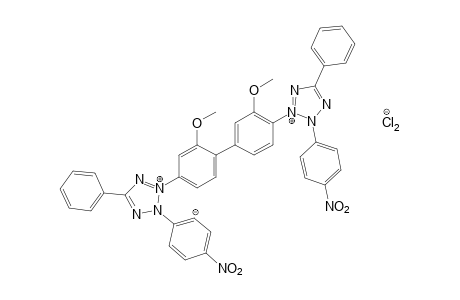 3,3'-(3,3'-dimethoxy-4,4'-biphenylene)bis[2-(p-nitrophenyl)-5-phenyl-2H-tetrazolium] dichloride