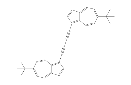 6-tert-butyl-1-[4-(6-tert-butyl-1-azulenyl)buta-1,3-diynyl]azulene