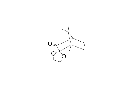 4',7',7'-trimethyl-2'-spiro[1,3-dioxolane-2,3'-bicyclo[2.2.1]heptane]one