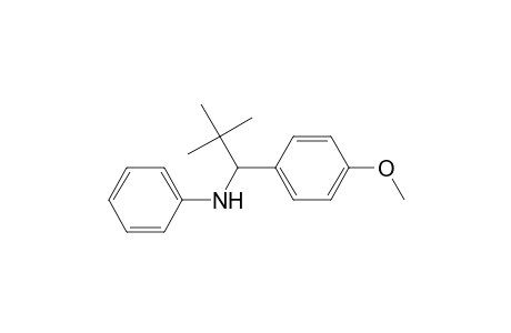 N-[1-(4-methoxyphenyl)-2,2-dimethyl-propyl]aniline