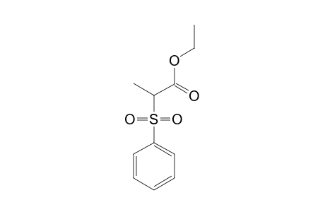 ETHYL-2-(BENZENESULFONYL)-PROPANATE