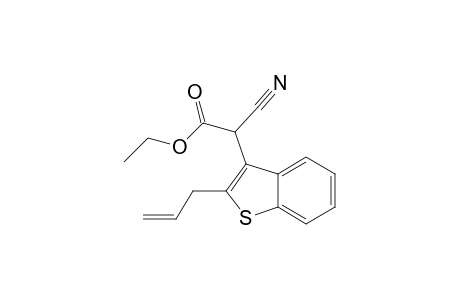 Ethyl .alpha.-Cyano-2-Allyl-3-benzo[b]thiopheneacetate