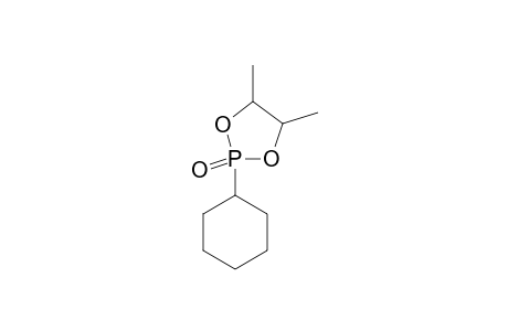 1,3,2-Dioxaphospholane, 2-cyclohexyl-4,5-dimethyl-, 2-oxide
