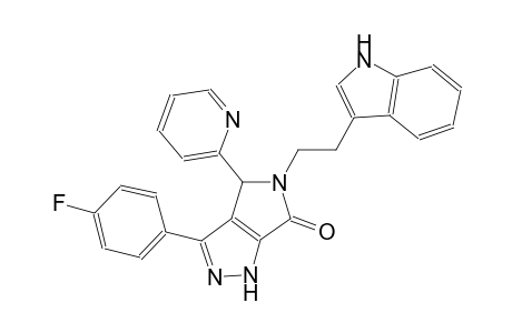 pyrrolo[3,4-c]pyrazol-6(1H)-one, 3-(4-fluorophenyl)-4,5-dihydro-5-[2-(1H-indol-3-yl)ethyl]-4-(2-pyridinyl)-