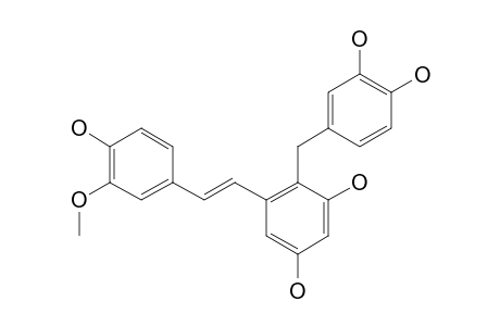 GNETUPENDIN-B;10-(3,4-DIHYDROXYBENZYL)-ISORHAPONTIGENIN