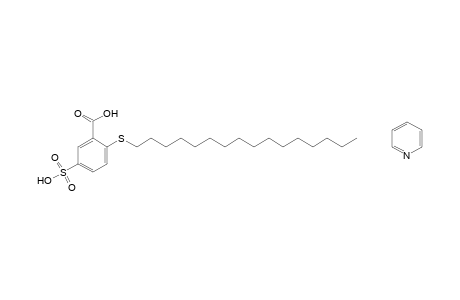 2-(hexadecylthio)-5-sulfobenzoic acid, compound with pyridine(1:1)