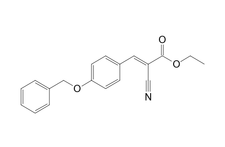 (E)-2-cyano-3-(4-phenylmethoxyphenyl)-2-propenoic acid ethyl ester