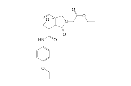 ethyl 2-{6-[2-(4-ethoxyphenyl)acetyl]-4-oxo-10-oxa-3-azatricyclo[5.2.1.0(1,5)]dec-8-en-3-yl}acetate