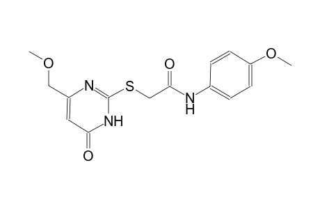 acetamide, 2-[[1,6-dihydro-4-(methoxymethyl)-6-oxo-2-pyrimidinyl]thio]-N-(4-methoxyphenyl)-