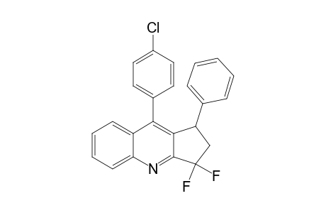 9-(4-Chlorophenyl)-3,3-difluoro-1-phenyl-2,3-dihydro-1H-cyclopenta[b]quinoline