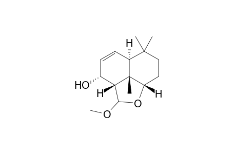 2H-Naphtho[1,8-bc]furan-3-ol, 2a,3,5a,6,7,8,8a,8b-octahydro-2-methoxy-6,6,8b-trimethyl-