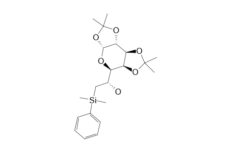 7-DEOXY-1,2:3,4-DI-O-ISOPROPYLIDENE-7-(PHENYLDIMETHYLSILYL)-D-GLYCERO-ALPHA-D-GALACTO-HEPTOPYRANOSE
