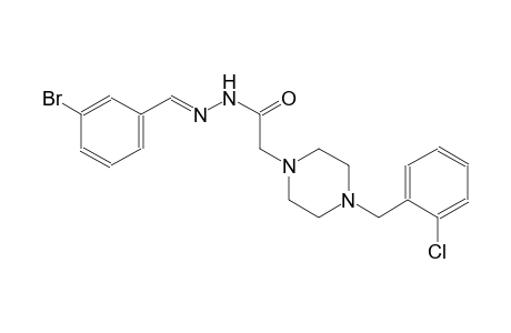 1-piperazineacetic acid, 4-[(2-chlorophenyl)methyl]-, 2-[(E)-(3-bromophenyl)methylidene]hydrazide