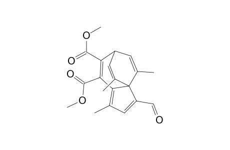 Dimethyl 2-formyl-4,10,11-trimethyltricyclo[6.2.2.0(1,5)]dodeca-2,4,6,9,11-pentaene-6,7-dicarboxylate