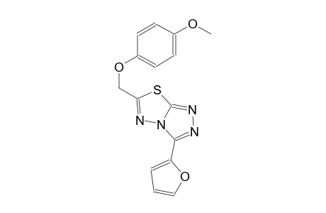 3-(2-furyl)-6-[(4-methoxyphenoxy)methyl][1,2,4]triazolo[3,4-b][1,3,4]thiadiazole