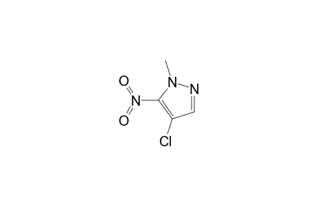 4-Chloranyl-1-methyl-5-nitro-pyrazole