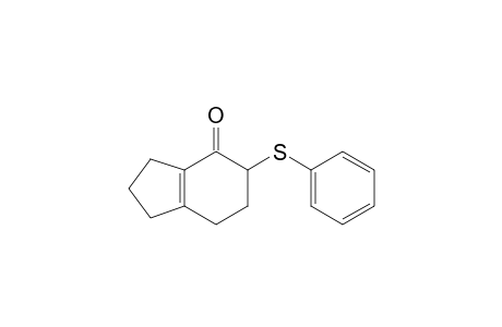 4H-Inden-4-one, 1,2,3,5,6,7-hexahydro-5-(phenylthio)-