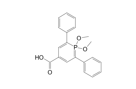 Phosphorin, 4-carboxy-1,1-dihydro-1,1-dimethoxy-2,6-diphenyl-