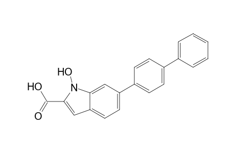 6-(Biphenyl-4-yl)-1-hydroxy-1H-indole-2-carboxylic acid