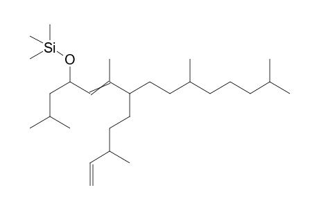 [1-isobutyl-3,7,11-trimethyl-4-(3-methylpent-4-enyl)dodec-2-enoxy]-trimethyl-silane