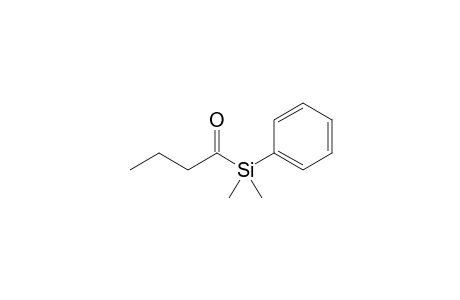1-[dimethyl(phenyl)silyl]-1-butanone