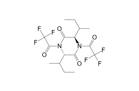 1,4-Bis(trifluoroacetyl)-3,6-bis(1-methylpropyl)-2,5-diketopiperazine