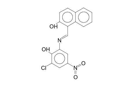 1-(3-Chloro-2-hydroxy-5-nitrophenyliminomethyl)-2-naphthol