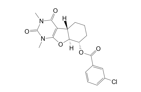 8-(3'-CHLOROBENZOYLOXY)-1,3-DIMETHYL-HEXAHYDROBENZOFURO-[2,3-D]-PYRIMIDINE-2,4-DIONE