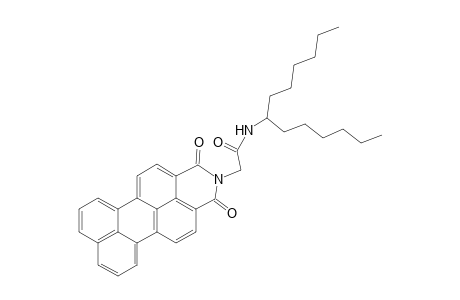 N'-[1'-Hexylheptyl]-N-acetamidoperylene-3,4-dicarboximide
