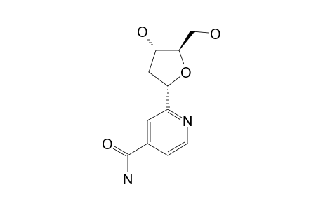 2-(2-DEOXY-BETA-D-RIBOFURANOSYL)-PYRIDINE-4-CARBOXAMIDE