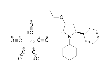 (5S)-Pentacarbonyl(1-cyclohexyl-3-ethoxy-1,5-dihydro-5-phenyl-2H-pyrrol-2-ylidene)chromium(0)