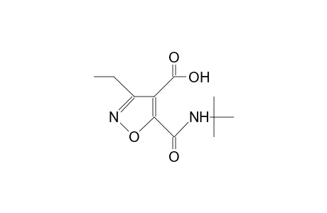 4-Isoxazolecarboxylic acid, 5-[[(1,1-dimethylethyl)amino]carbonyl]-3-ethyl-