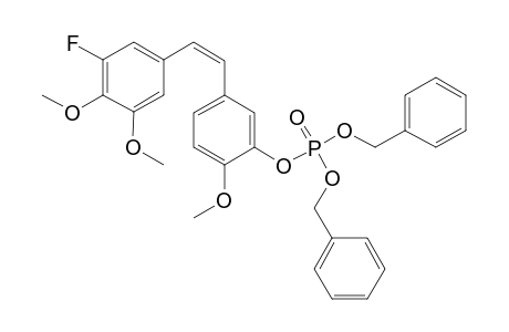 DIBENZYL_3-FLUORO-4,4',5-TRIMETHOXY-Z-STILBENE-3'-O-PHOSPHATE