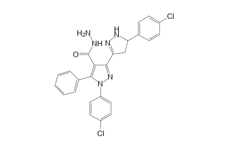 1,5'-bis(4-Chlorophenyl)-5-phenyl-4',5'-dihydro-1H,1'H-[3,3'-bipyrazole]-4-carbohydrazide