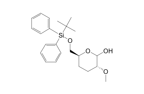 6-O-(tert-Butyldiphenylsilyl)-3,4-dideoxy-2-O-methyl-D-erythro-hexopyranoside