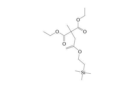 4,4-DICARBETHOXY-2-[2-(TRIMETHYLSILYL)-ETHOXY]-1-PENTENE