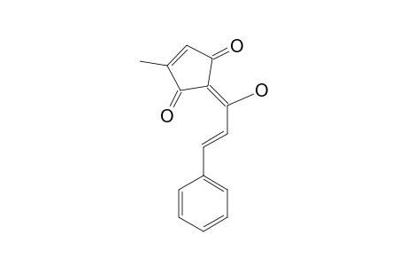 CORUSCANONE-B;2-(1-HYDROXY-3-PHENYL-2-PROPENYLIDENE)-4-METHYLCYCLOPENT-4-ENE-1,3-DIONE;ISOMER-2B