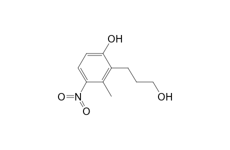 2-(3-Hydroxypropyl)-3-methyl-4-nitrophenol