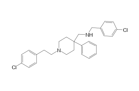 N-(4-chlorobenzyl)-1-(1-(4-chlorophenethyl)-4-phenylpiperidin-4-yl)methanamine