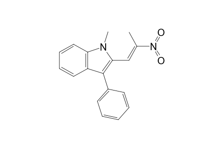 1-Methyl-2-[(E)-2-nitroprop-1-enyl]-3-phenyl-indole