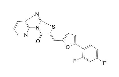 2-[5-(2,4-difluoro-phenyl)-furan-2-ylmethylene]-thiazolo[2',3':2,3]imidazo[4,5-b]pyridin-3-one