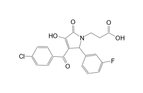 3-[3-(4-chlorobenzoyl)-2-(3-fluorophenyl)-4-hydroxy-5-oxo-2,5-dihydro-1H-pyrrol-1-yl]propanoic acid