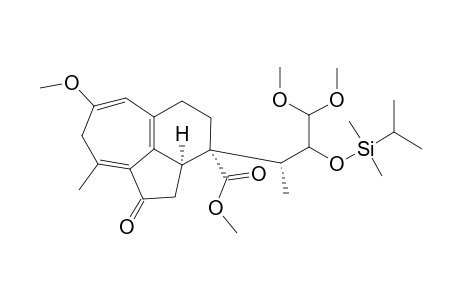 METHYL-(2ASR,3SR,2'RS,3'SR)-2,2A,3,4,5,8-HEXAHYDRO-7-METHOXY-3-(1,1-DIMETHOXY-2'-DIMETHYLISOPROPYLSILYLOXY-BUT-3'-YL)-9-METHYL-1-OXO-1H-BENZ-[CD]